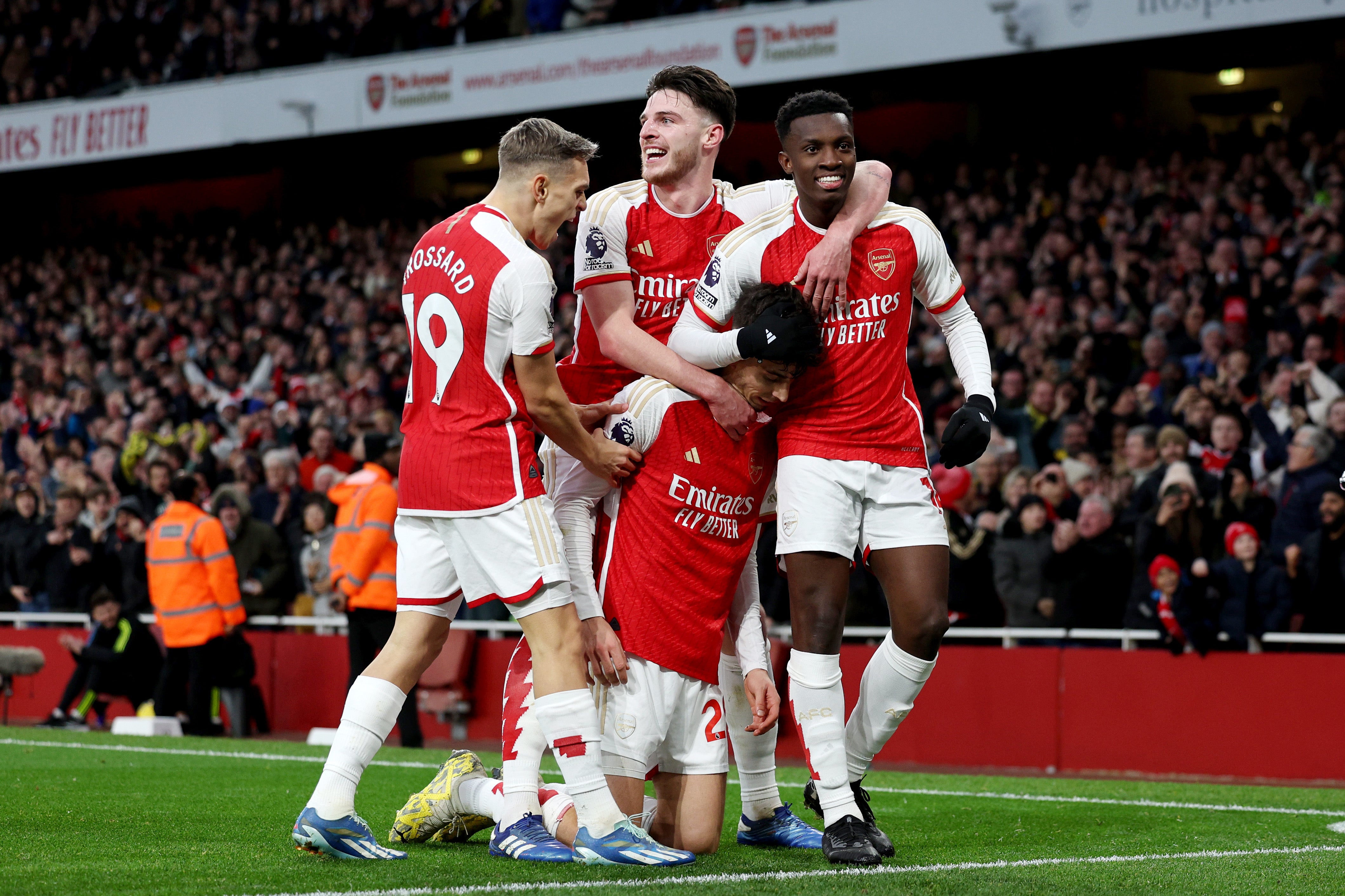 Arsenal break Brighton spell to set up early Premier League title ...