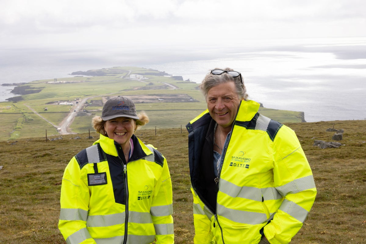 Husband and wife get lift off for UK’s first vertical spaceport on remote island