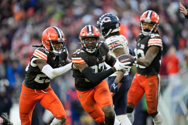 The Cleveland Browns secured victory over the Bears (Sue Ogrocki/AP)