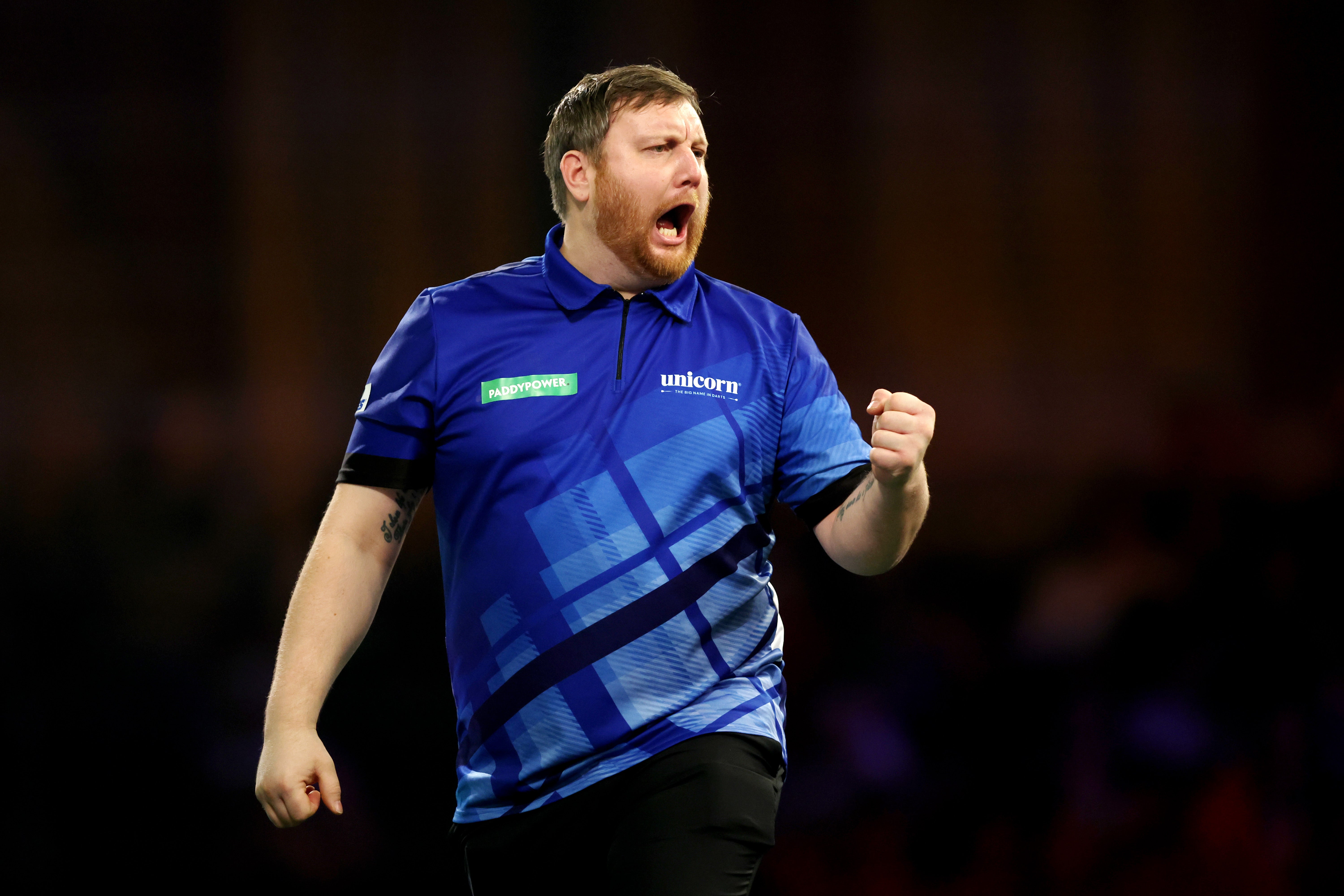 Scotland’s Cameron Menzies won his first-round match at Ally Pally