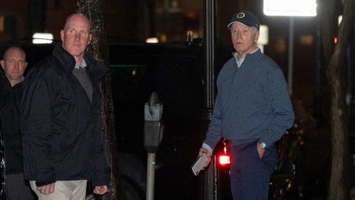 <p>President Biden rushed to safety after car plows into SUV in motorcade.</p>