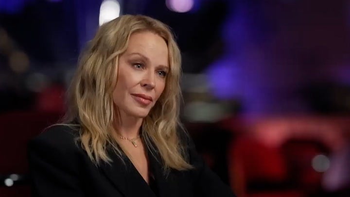 <p>Kylie Minogue breaks down on live TV interview as she relives breast cancer battle.</p>