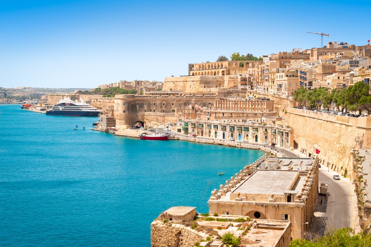 Valletta still carries remnants of French and British rule