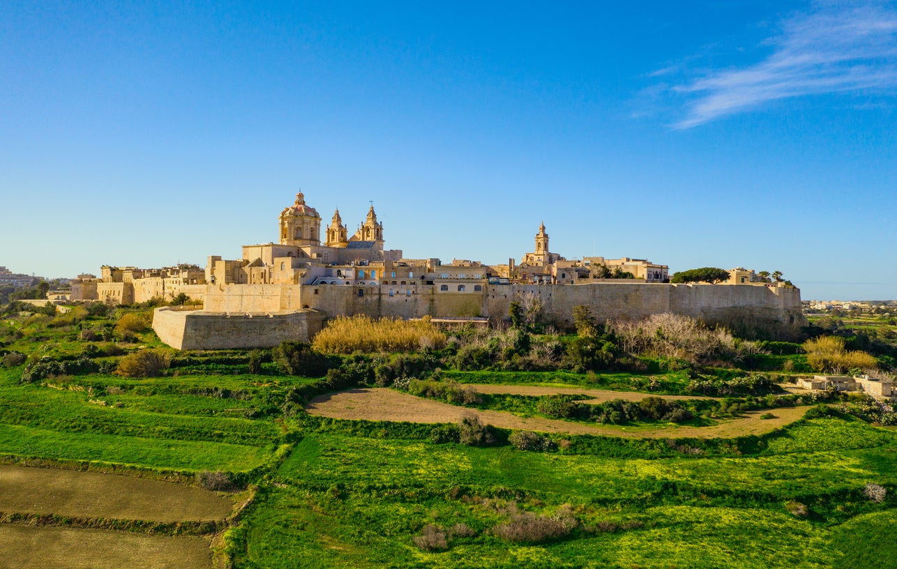 Mdina is a small, walled city founded in the 8th century BC