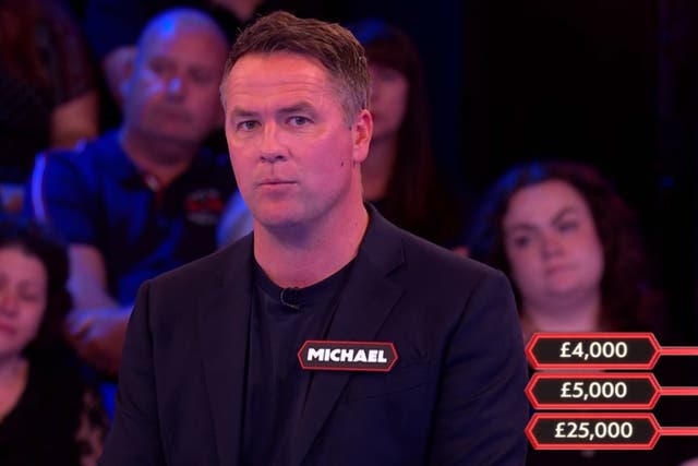 <p>Michael Owen on Deal or No Deal</p>