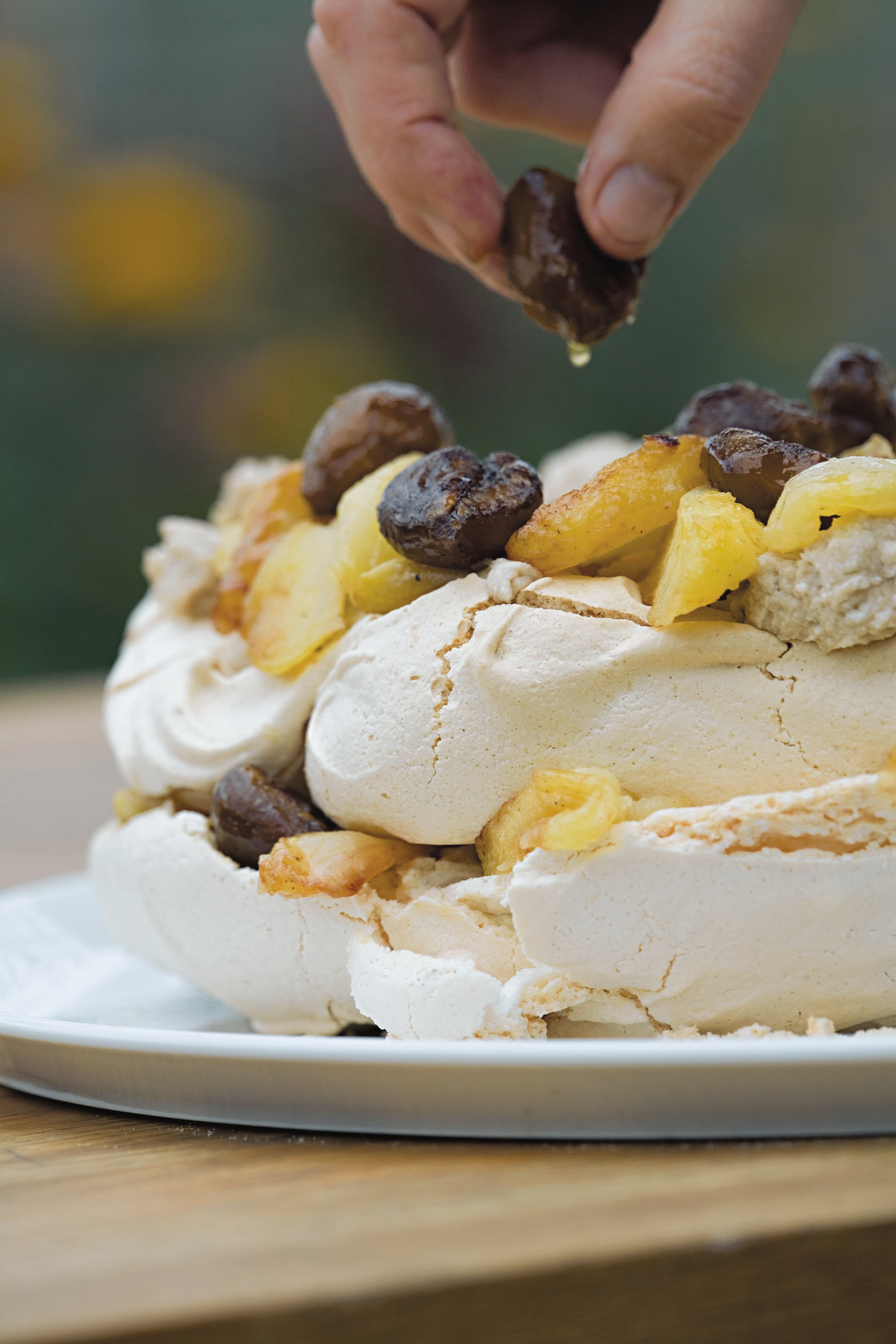 Pavlova is a light and delicious alternative to the stodginess of Christmas pudding