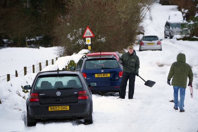 <p>Snow is on the way, to parts of the country at least  </p>