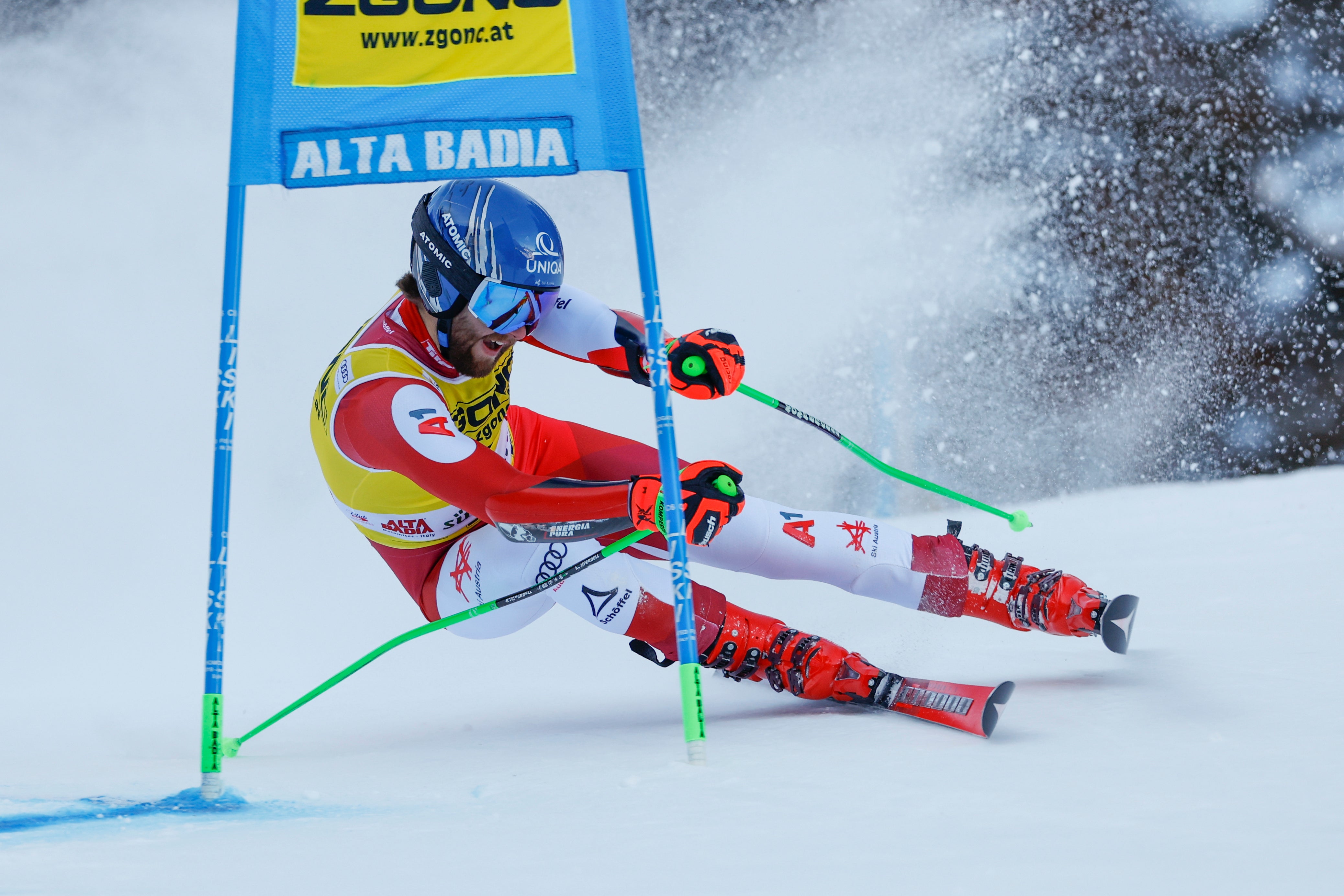 Marco Schwarz was sidelined for a year after a heavy crash