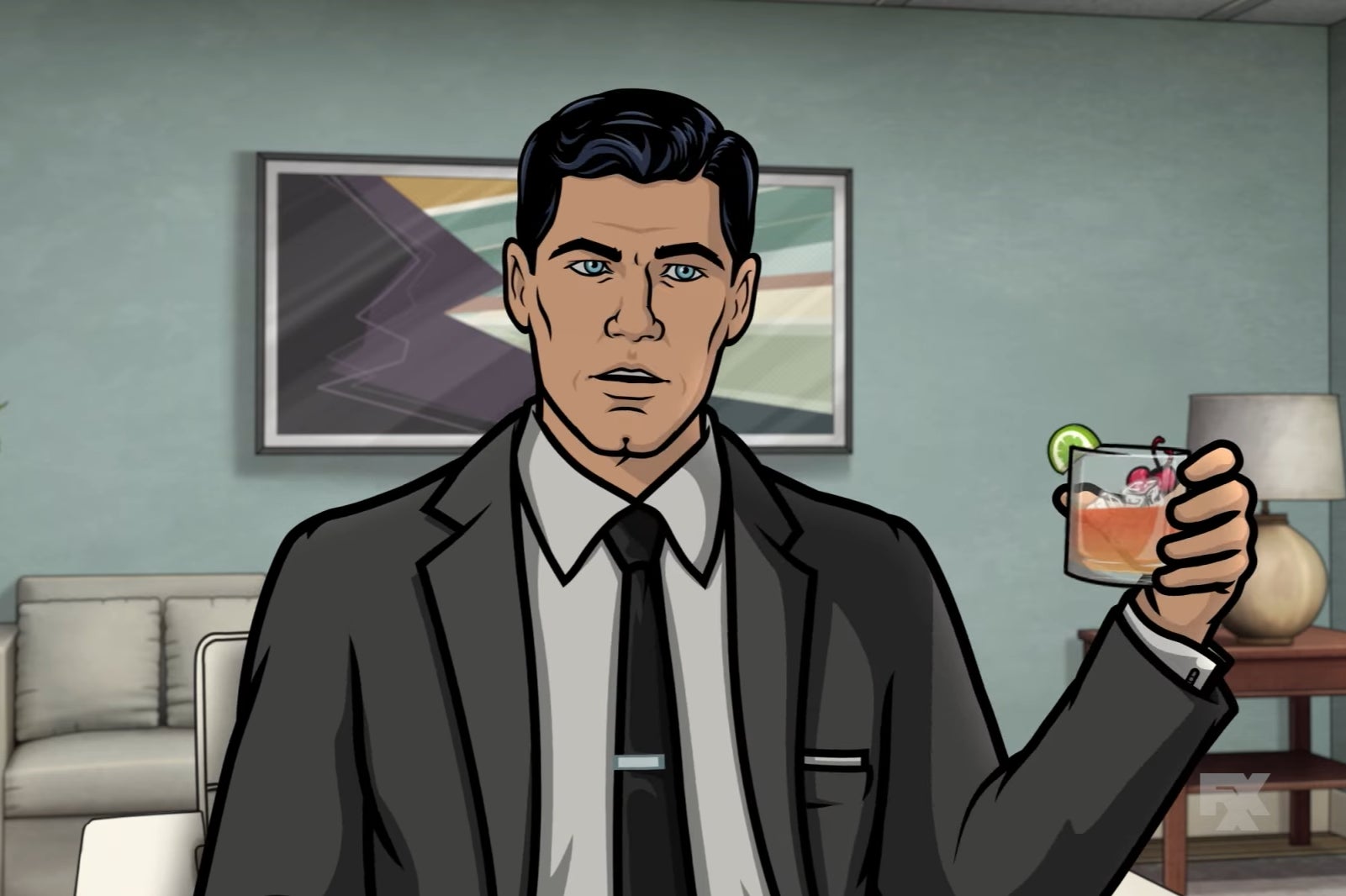 Licence to chill: Sterling Archer (H Jon Benjamin) in the final season of ‘Archer’