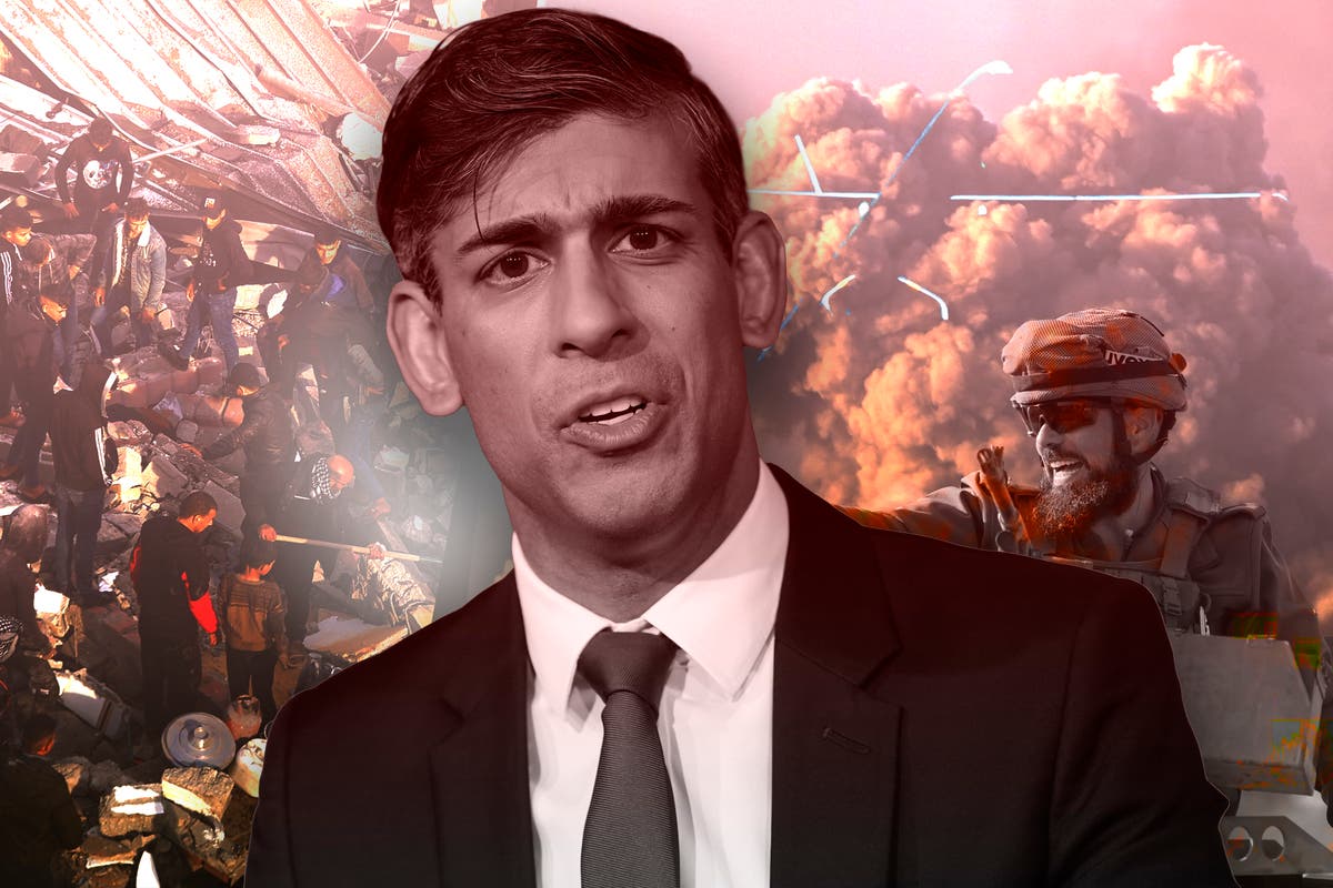 Rishi Sunak piles pressure on Israel for ‘sustainable ceasefire’ as he says too many have died in Gaza