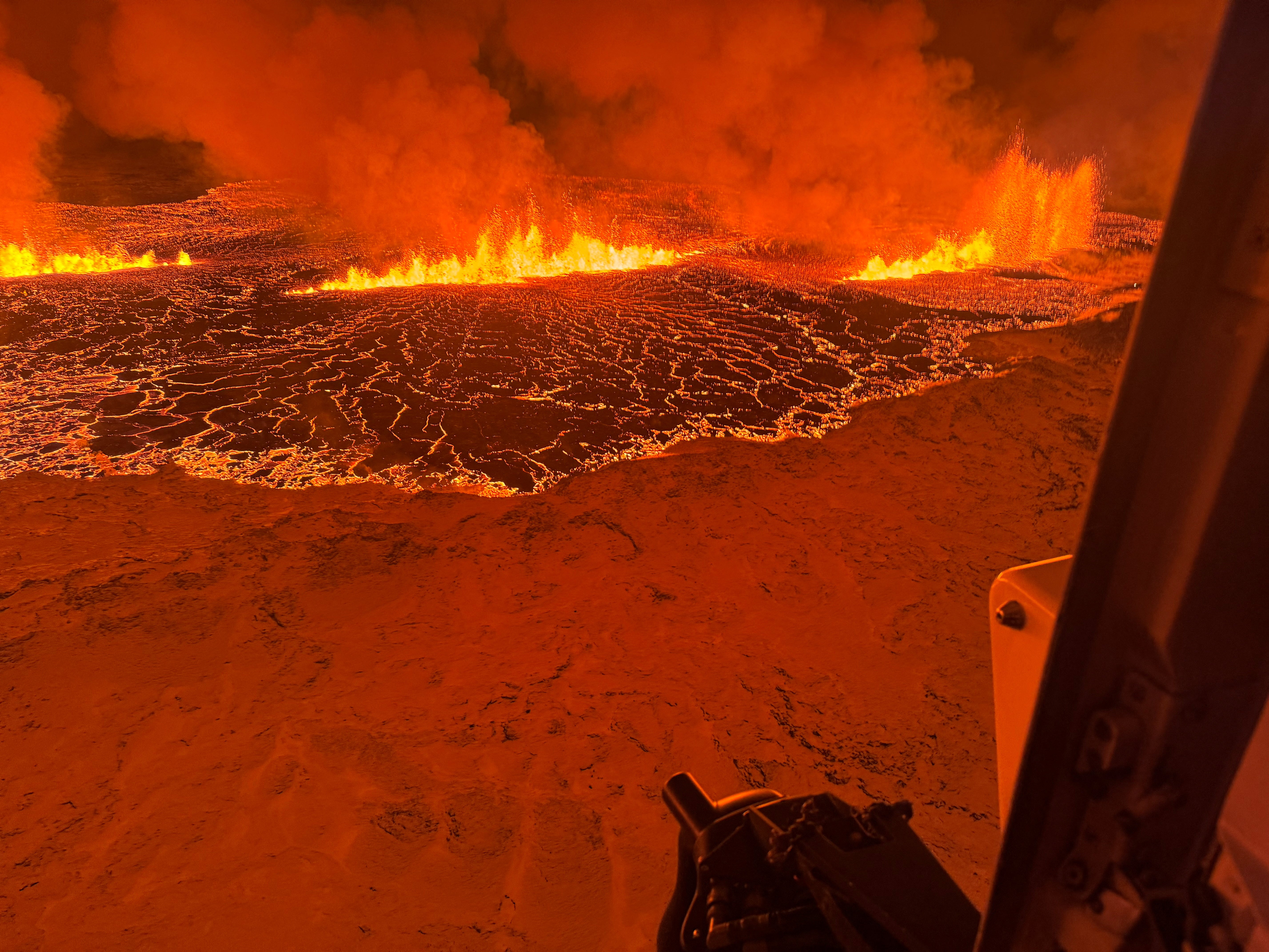 A scientist estimated twice as much lava had already spewed than the entire monthlong eruption earlier this year