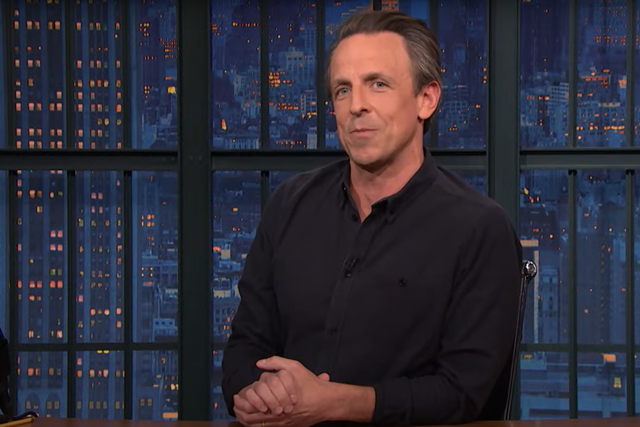 <p>Seth Meyers joked that Rudy Giuliani will have to beg the whole of America to settle his debts </p>