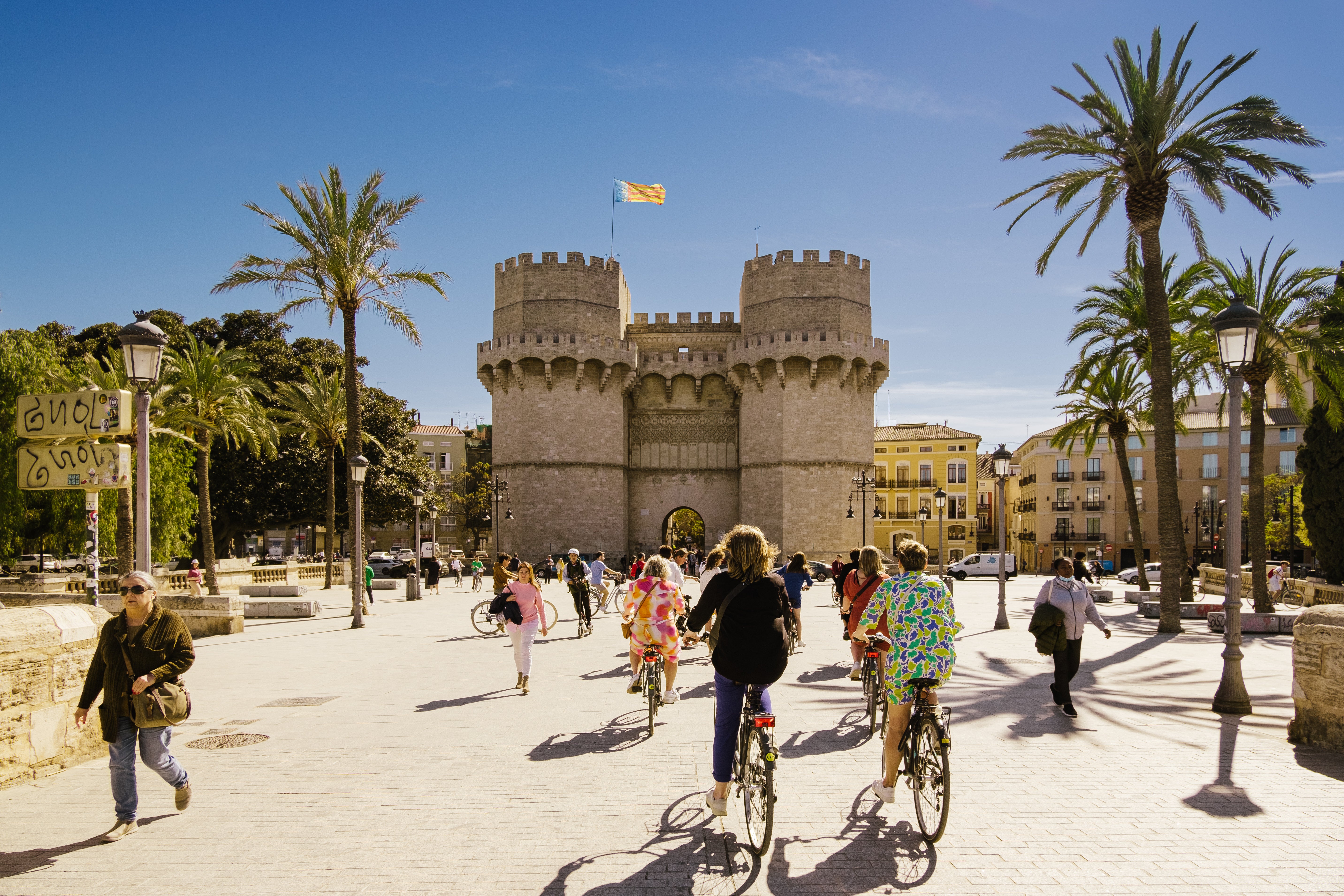 Valencia is a cyclist’s dream, providing a planet-friendly way to explore its many fascinating sites
