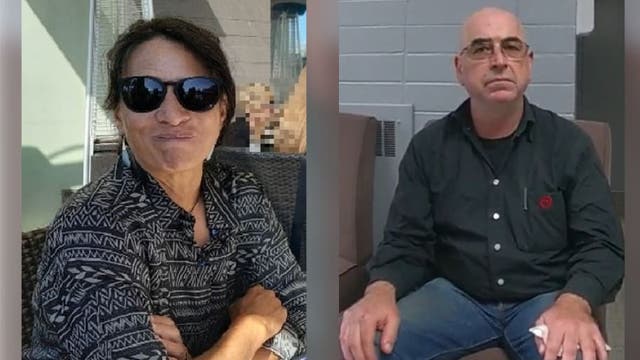 <p>Alice (left) has been reported missing and Theo (right) is a person of interest </p>