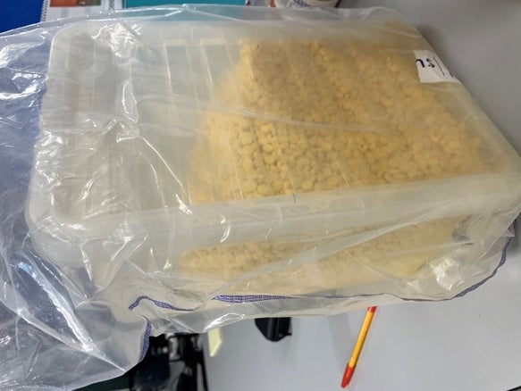 150,000 nitazene tablets were seized in the country’s largest ever synthetic opioid haul in October