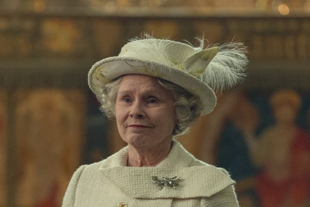 <p>Imelda Staunton as Queen Elizabeth II in ‘The Crown’ </p>