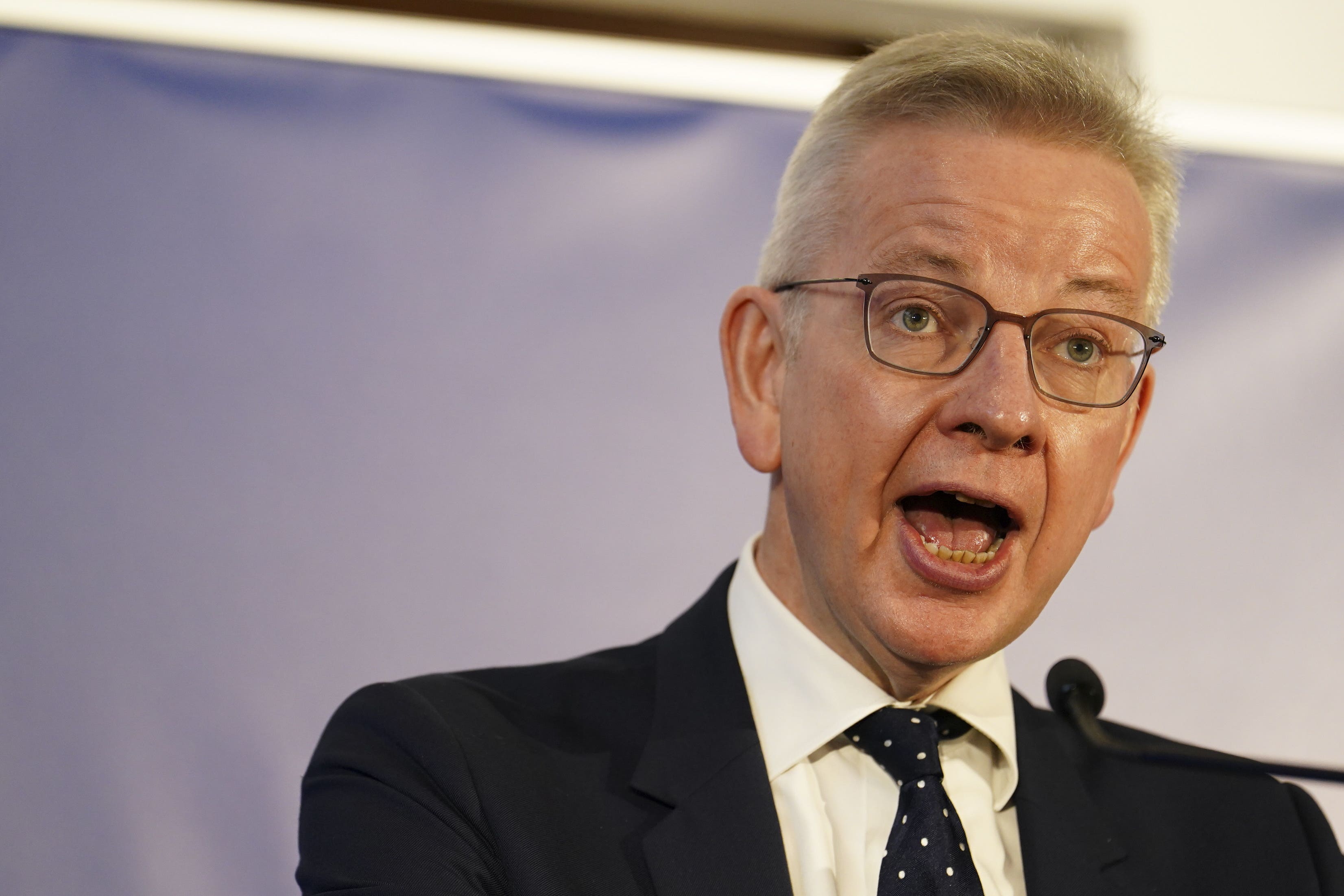 Cabinet minister Michael Gove says council planning departments are taking too long to process new housing applications