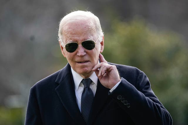 <p>Joe Biden returns to the White House from Delaware on 19 December 2023</p>