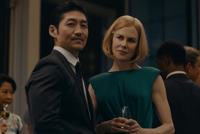 <p>Brian Tee and Nicole Kidman in ‘Expats’</p>