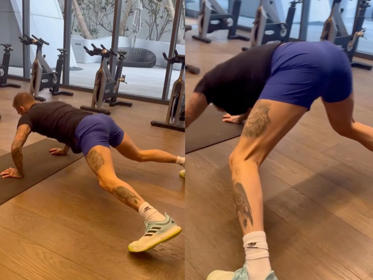 Victoria Beckham sends fans into frenzy after sharing video of David Beckham working out Victoria Beckham sends fans into frenzy after sharing video of David Beckham working out