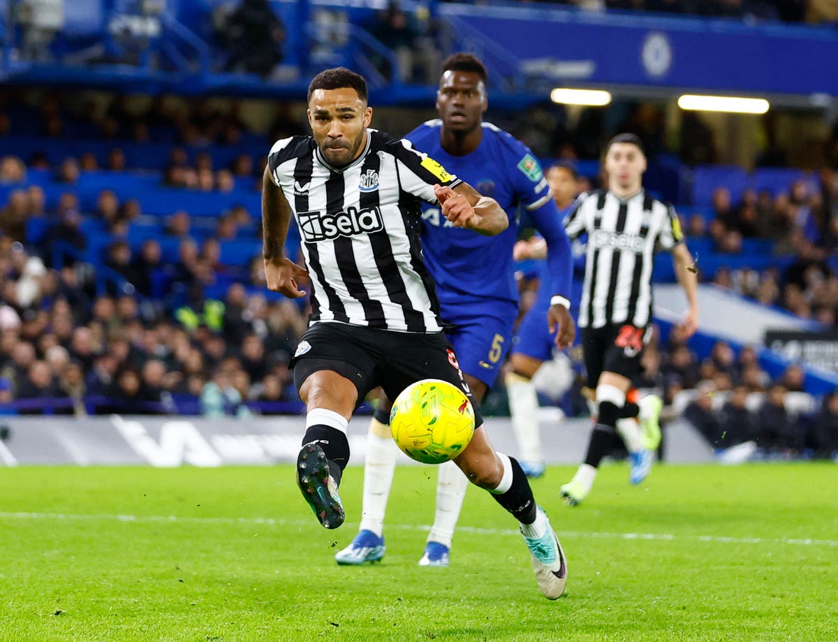 Chelsea v Newcastle LIVE: Carabao Cup score and updates after Callum Wilson goal puts Magpies ahead