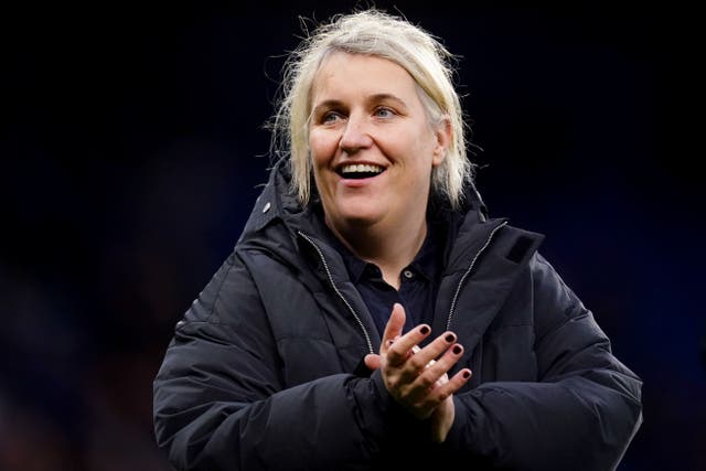 Emma Hayes wants her Chelsea team to use their Women’s Champions League experience (John Walton/PA)