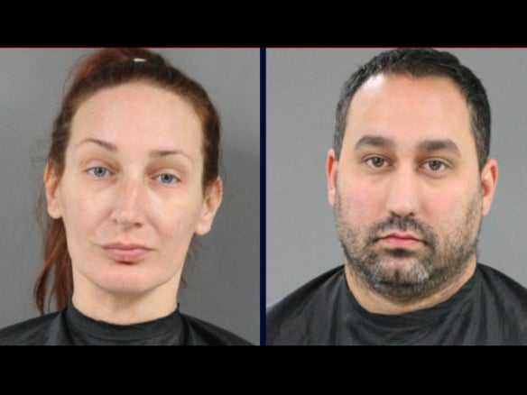 Amy Vilardi, left, and Rosmore ‘Ross’ Vilardi, right, have been charged in the 2015 quadruple murder of Ms Vilardi’s parents and two grandmothers