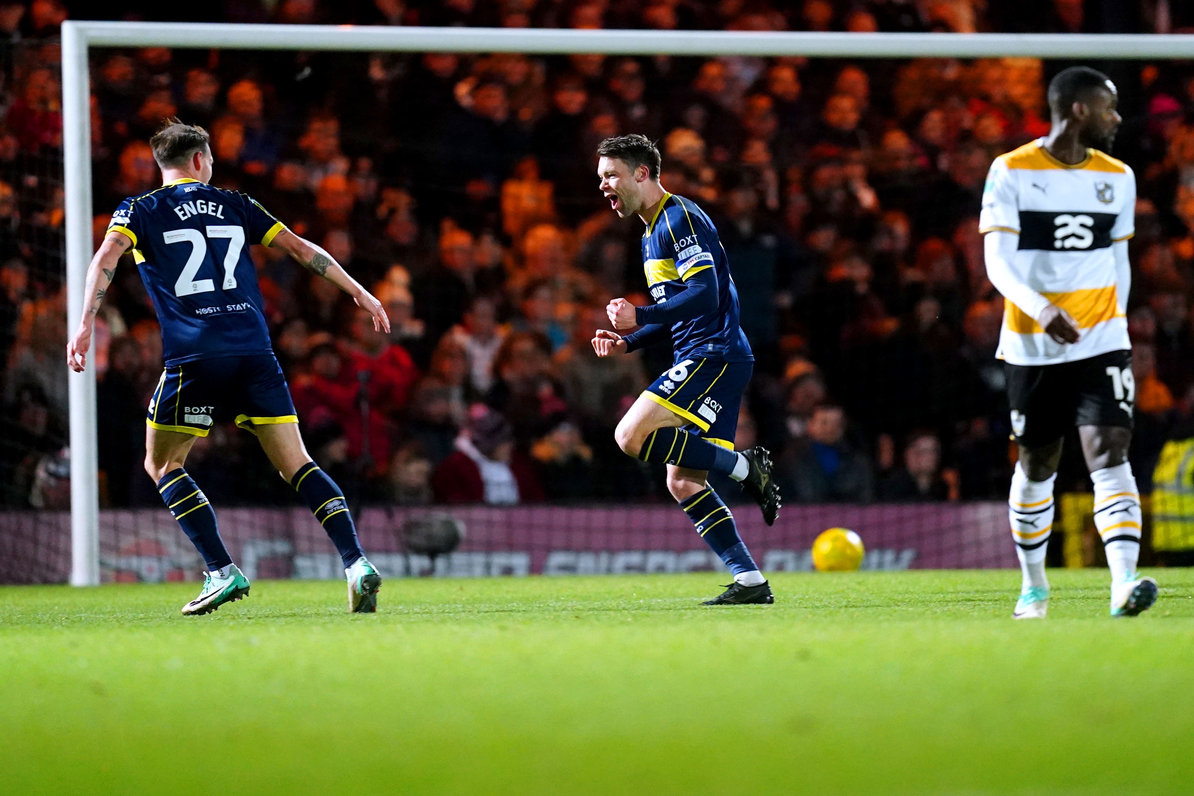 Middlesbrough’s Jonny Howson opened the scoring at Port Vale (Nick Potts/PA)