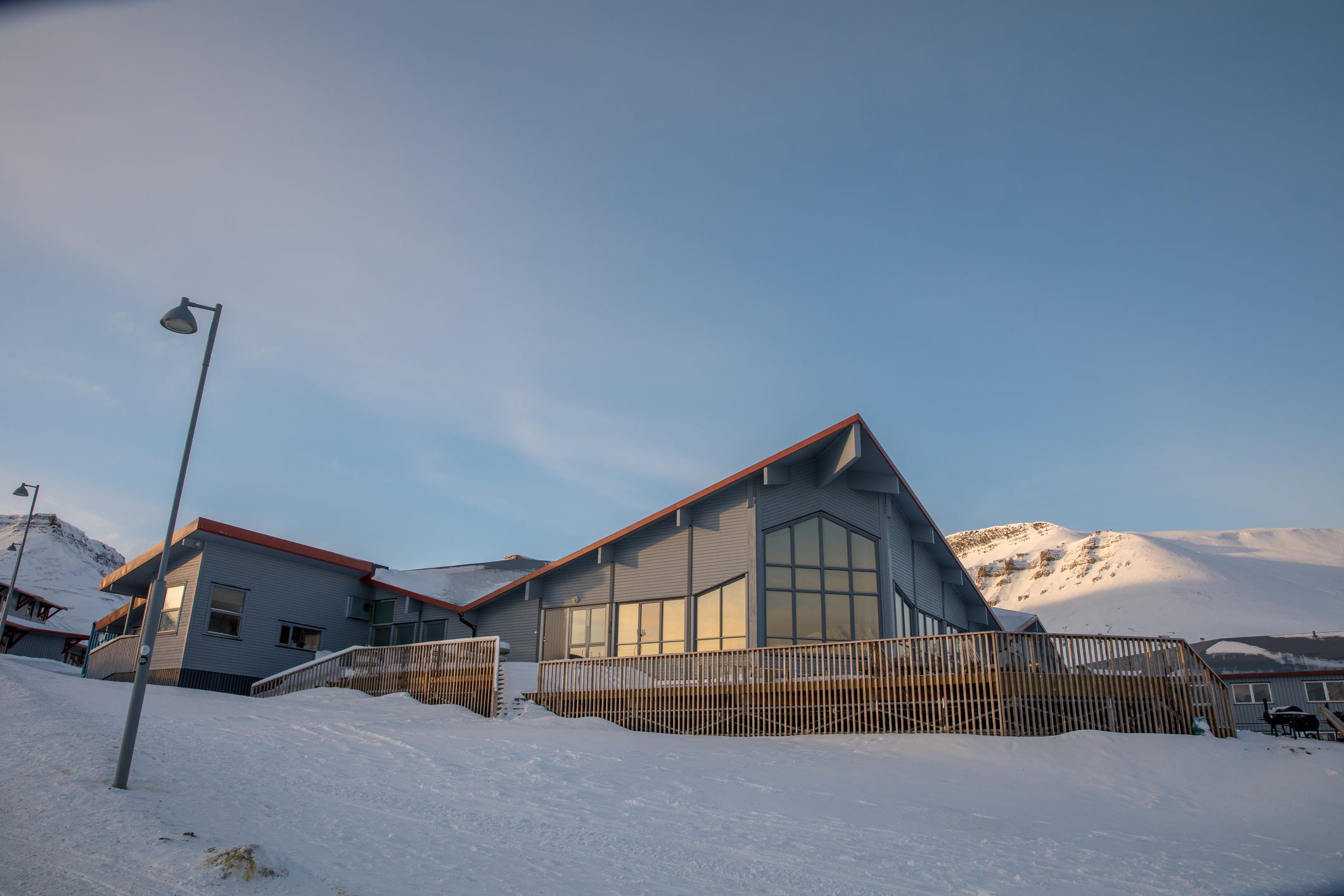 Longyearbyen, the world’s northernmost settlement, sits on the Norweigan island of Svalbard