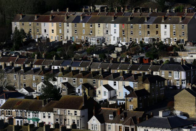 The average UK house price was £3,000 lower in October than a year earlier, the Office for National Statistics said (Gareth Fuller/PA)