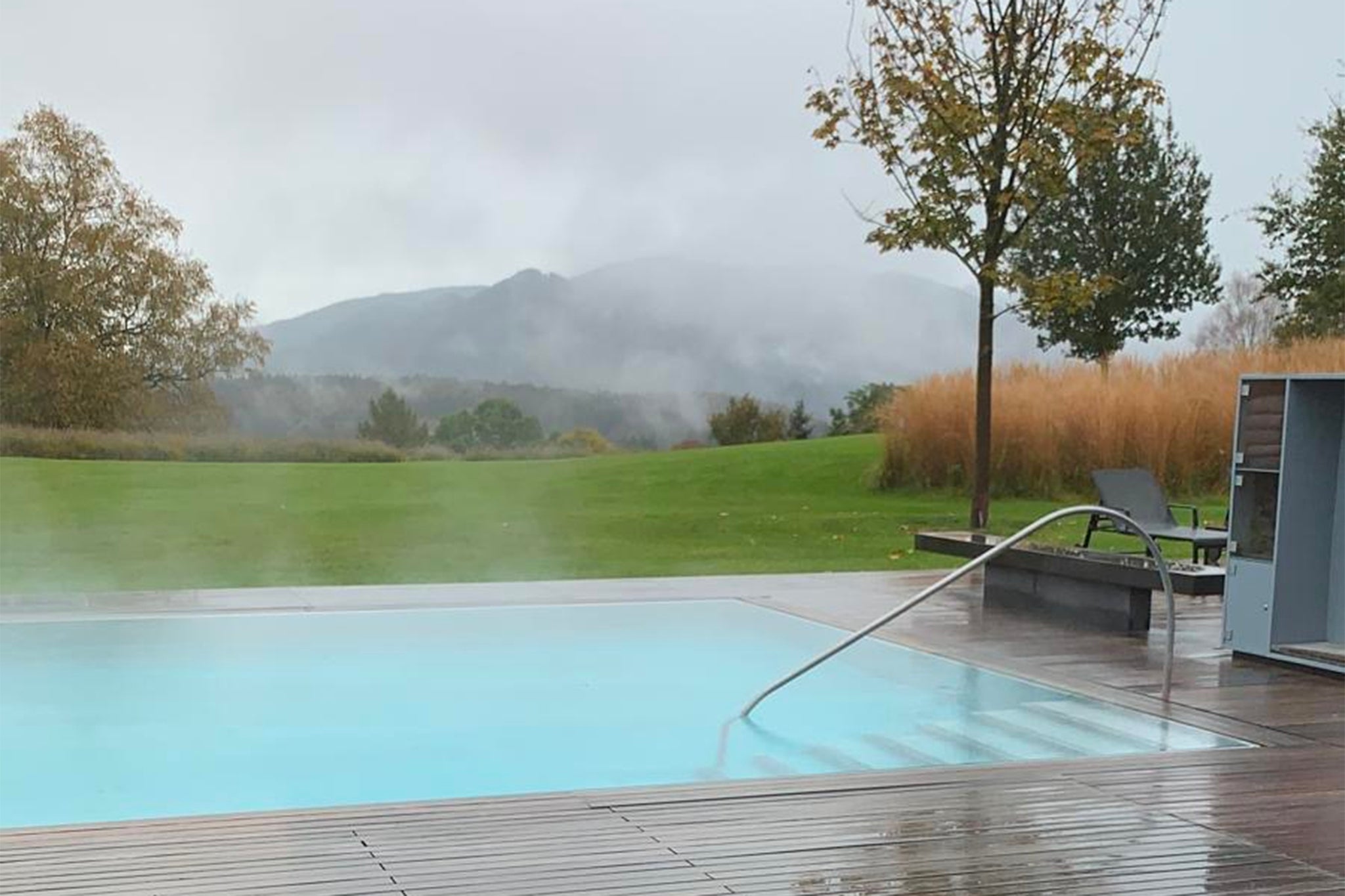 Naked swimming anyone? Helen Kirwan-Taylor never knows who she’ll meet in the naked pool in Lanserhof