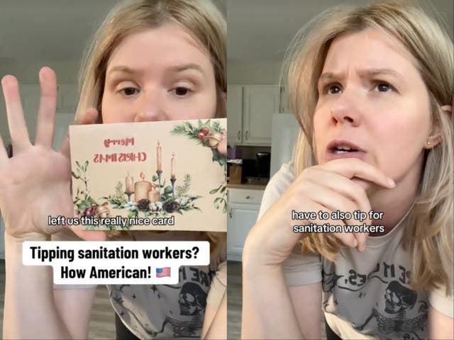 <p>Woman criticised for questioning whether to tip sanitation workers</p>