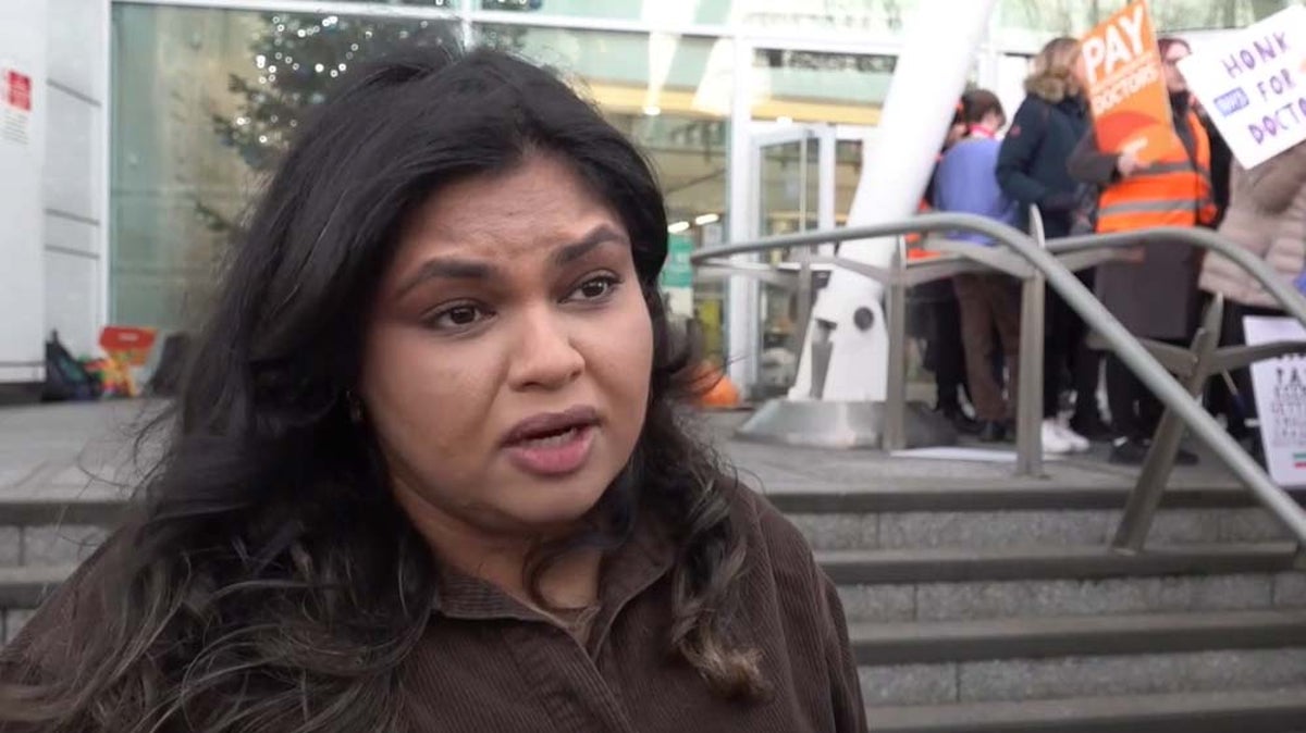 Government has pushed us to strike, says junior doctor on picket line