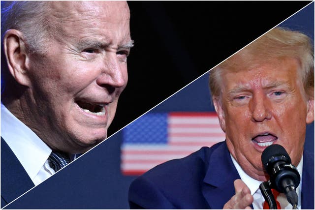 <p>The Biden campaign has been pushing hard to remind voters why they ousted Trump in 2020</p>