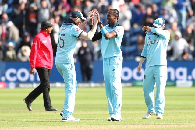 England want Jofra Archer, right, and Ben Stokes, left, in their T20 World Cup squad
