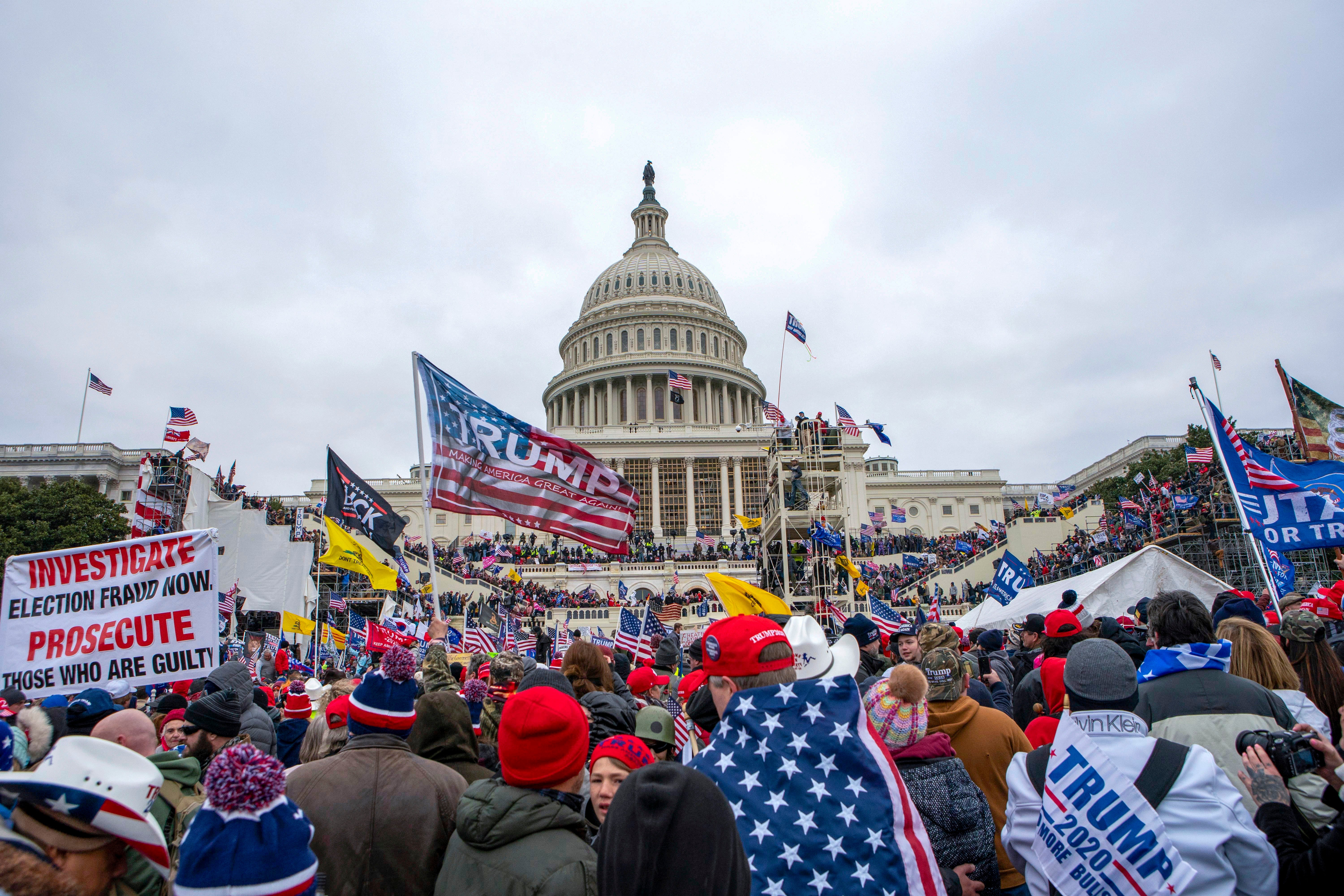 A mob fuelled by Donald Trump’s false claims that the 2020 election was stolen from him stormed the US Capitol on 6 January, 2021, to stop the certification of Joe Biden’s victory.