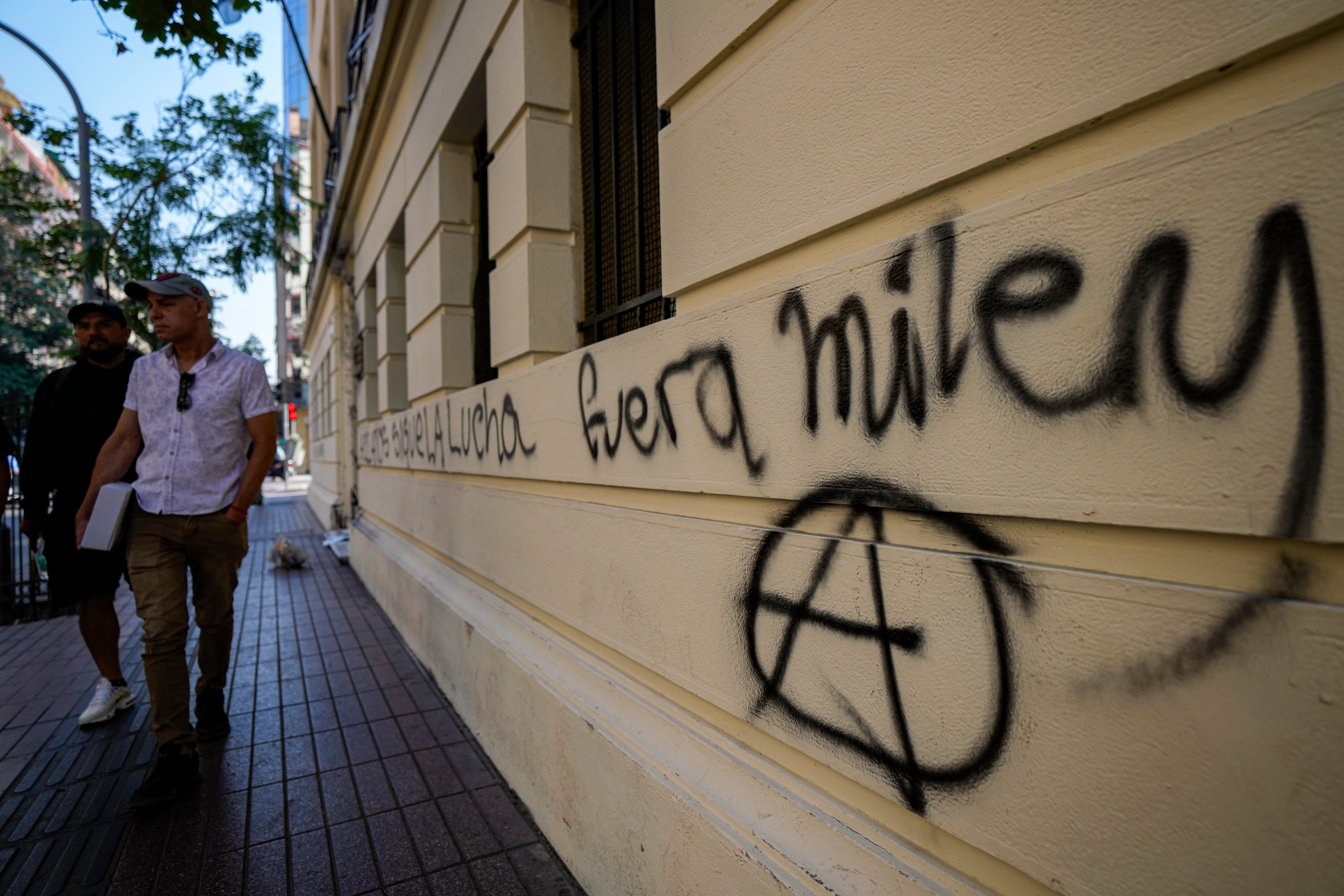 CHILE-ARGENTINA PROTESTAS