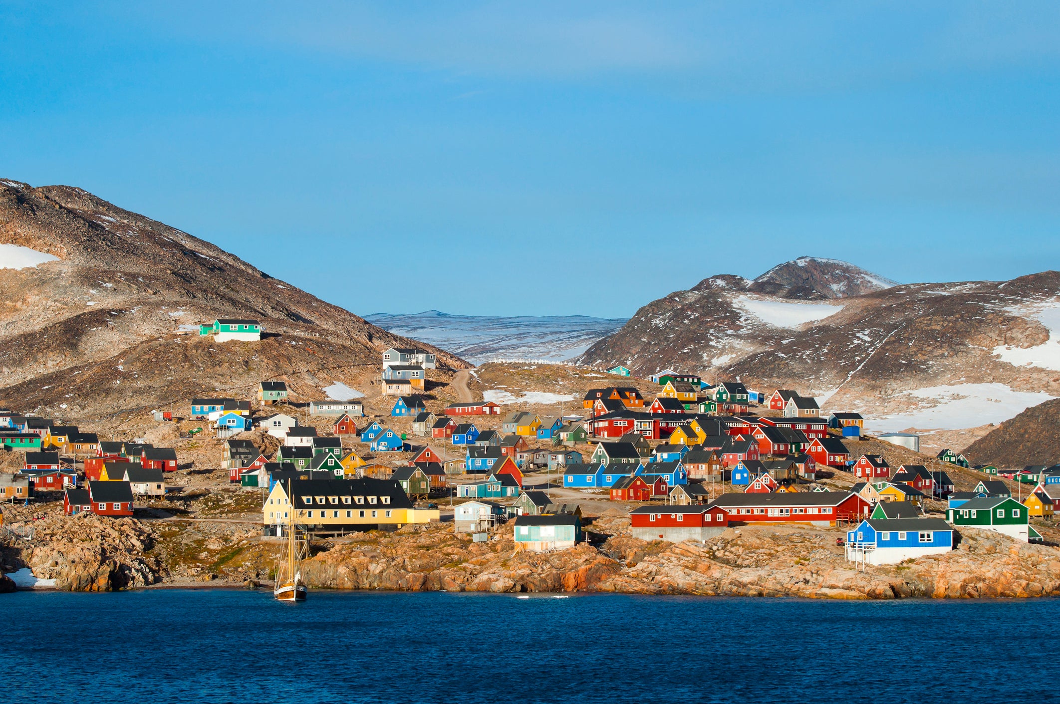 The MV Vikingfjord hosts only 12 intrepid travellers to Greenland’s mammoth fjord