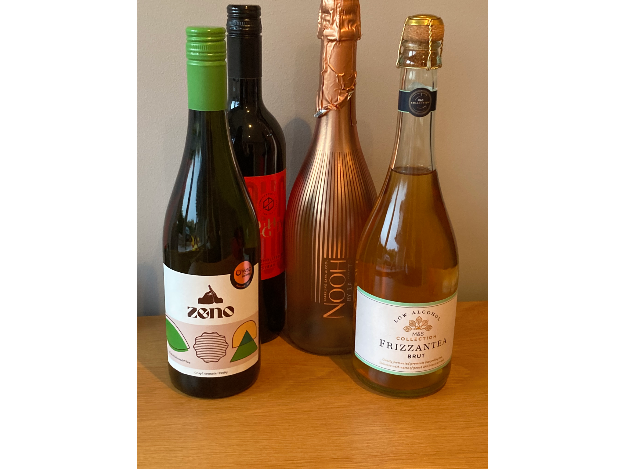 A selection of the best alcohol-free wines we tested for this review