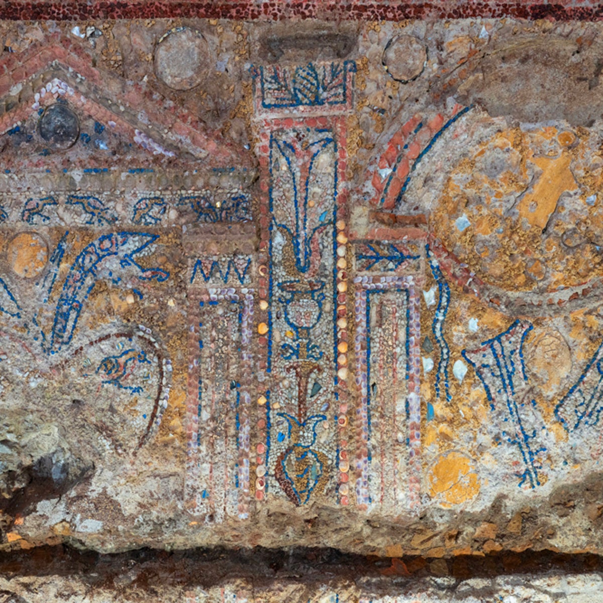 Roman Shell Famous Builders Ancient Rome Mosaics These Mosaics Survived A