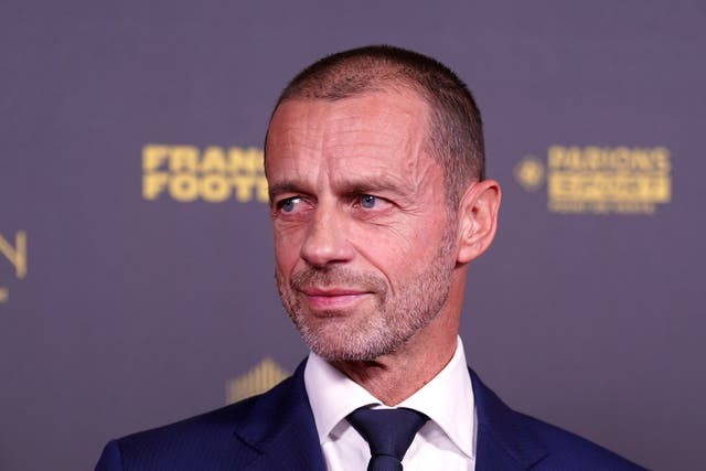 UEFA president Aleksander Ceferin (Adam Davy/PA)