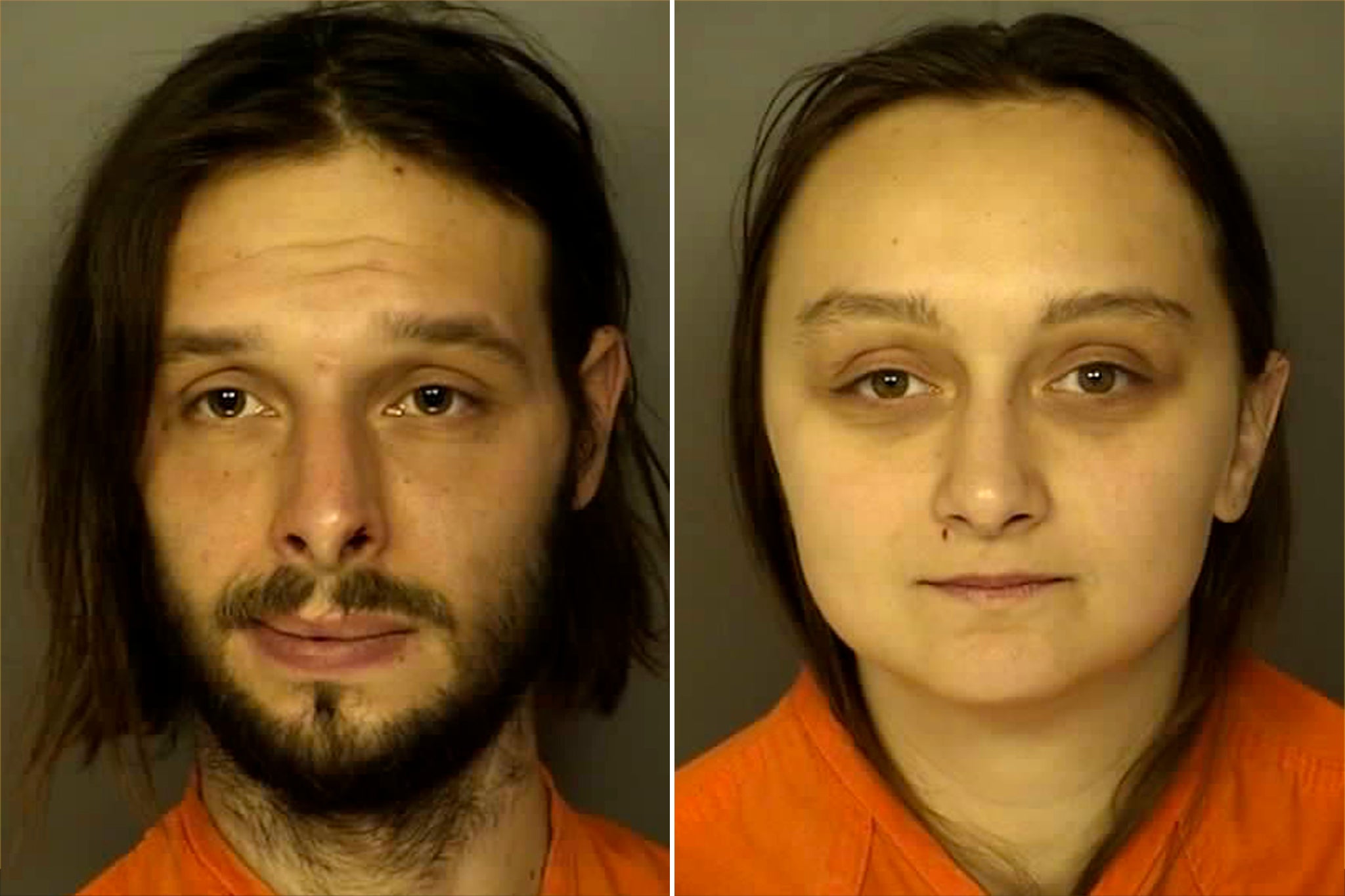 Worden Butler, 28, and Alexis Hartnett, 27, allegedly ‘harassed and stalked the victims with racially motivated words and actions’