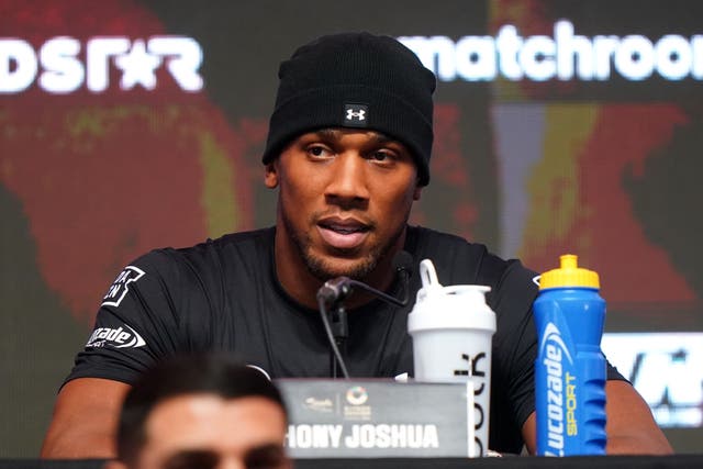 Anthony Joshua admits it could be all over if he loses to Otto Wallin (Adam Davy/PA)
