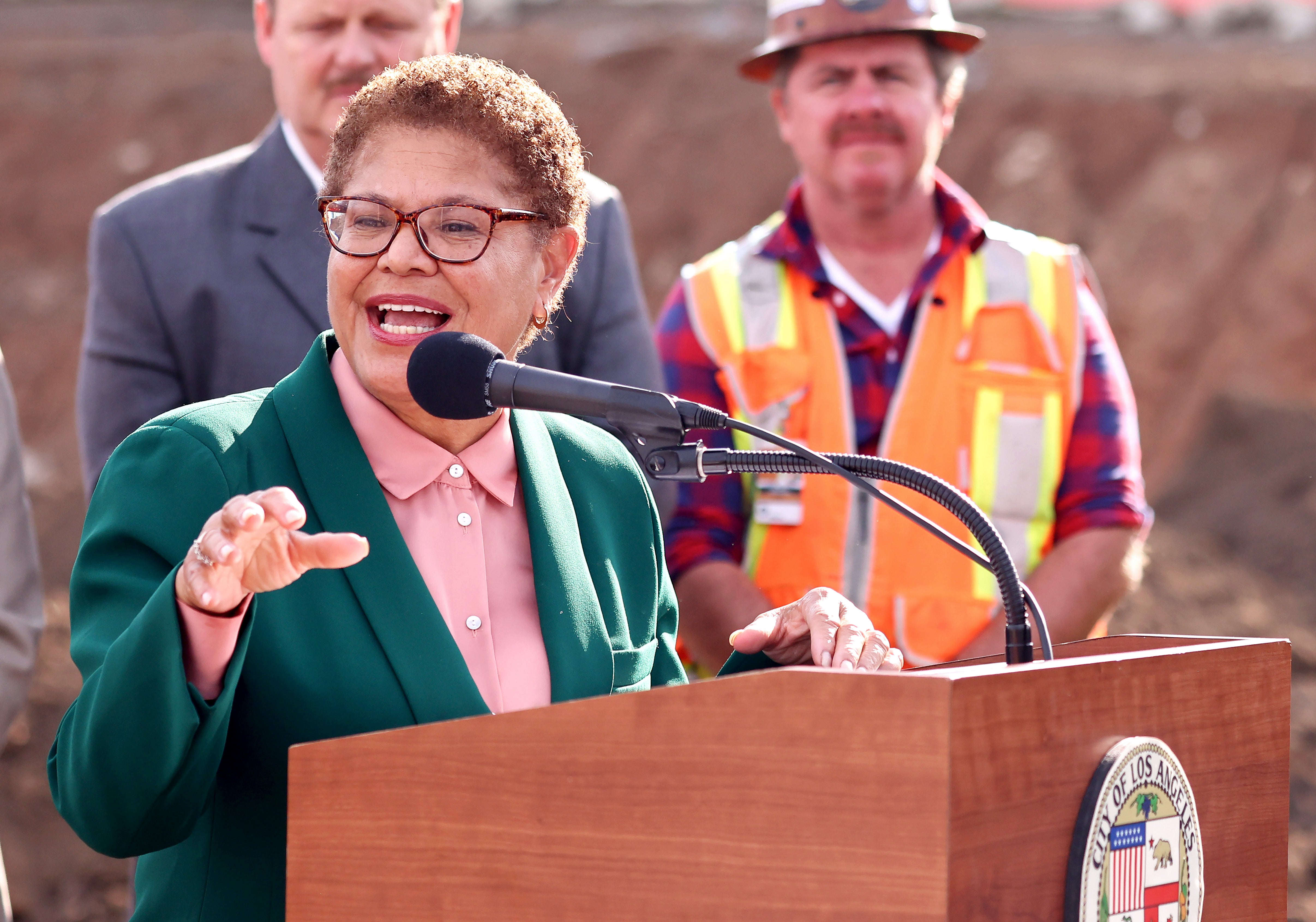 Los Angeles mayor Karen Bass has made tackling homelessness her signature issue