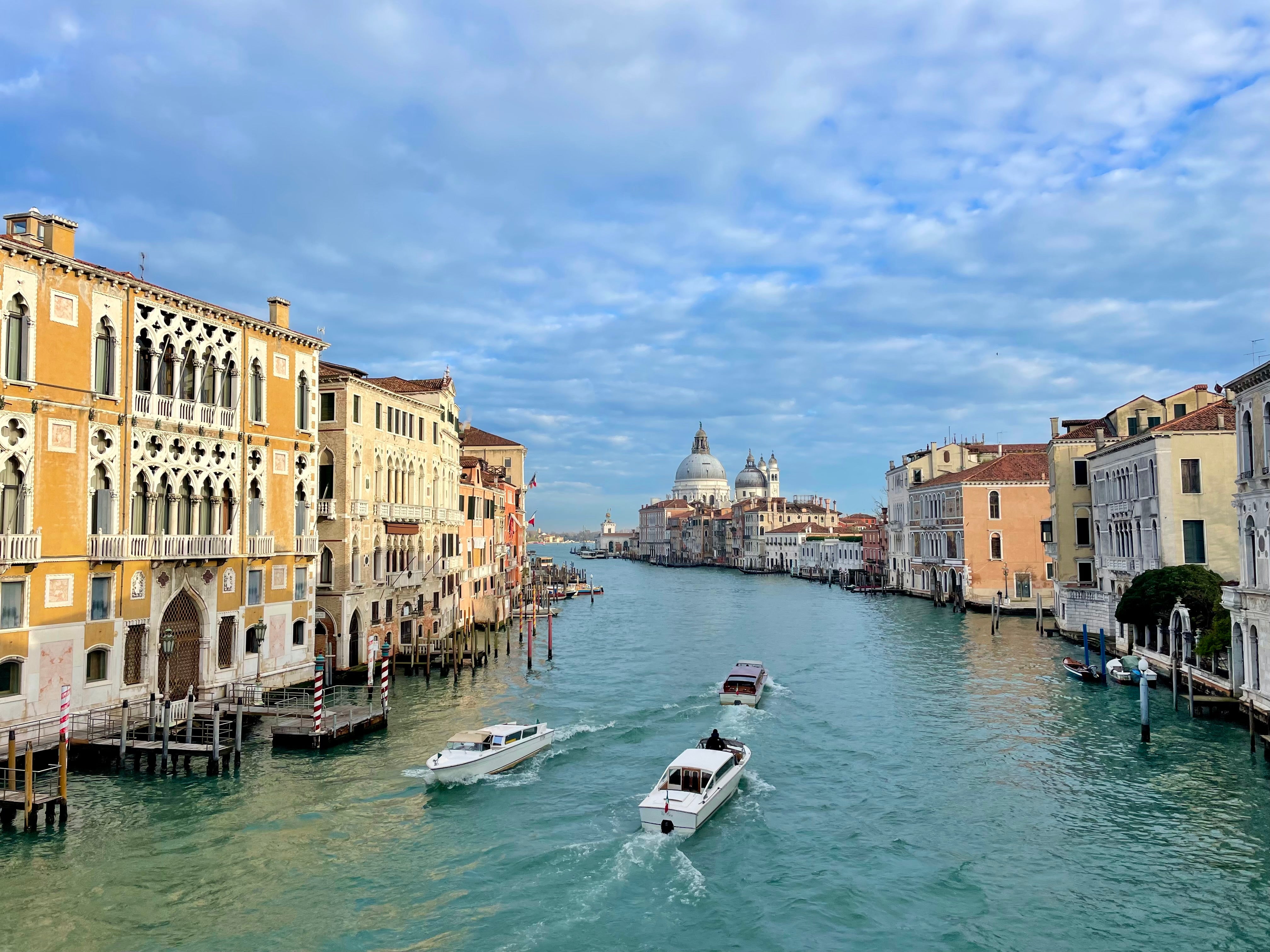 The Grand Canal viewed from the Ponte dell’Accademia
