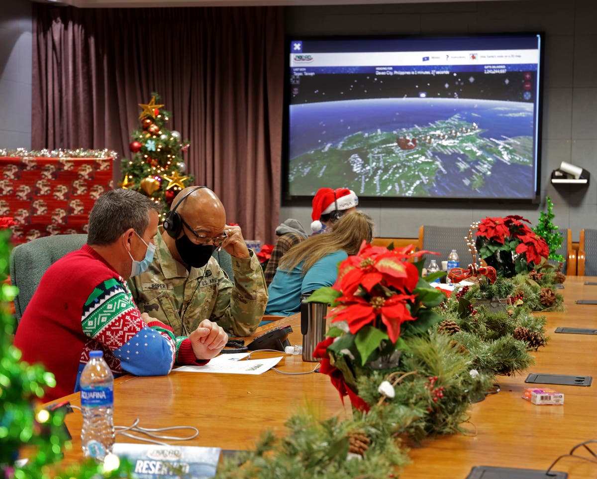 Военното командване е готово да проследи Дядо Коледа и всеки може да го последва