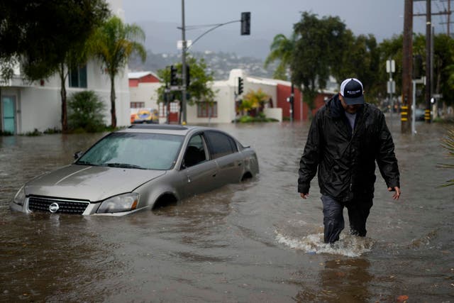 <p>Floods in Santa Barbara, California, on 20 December 2023 </p>