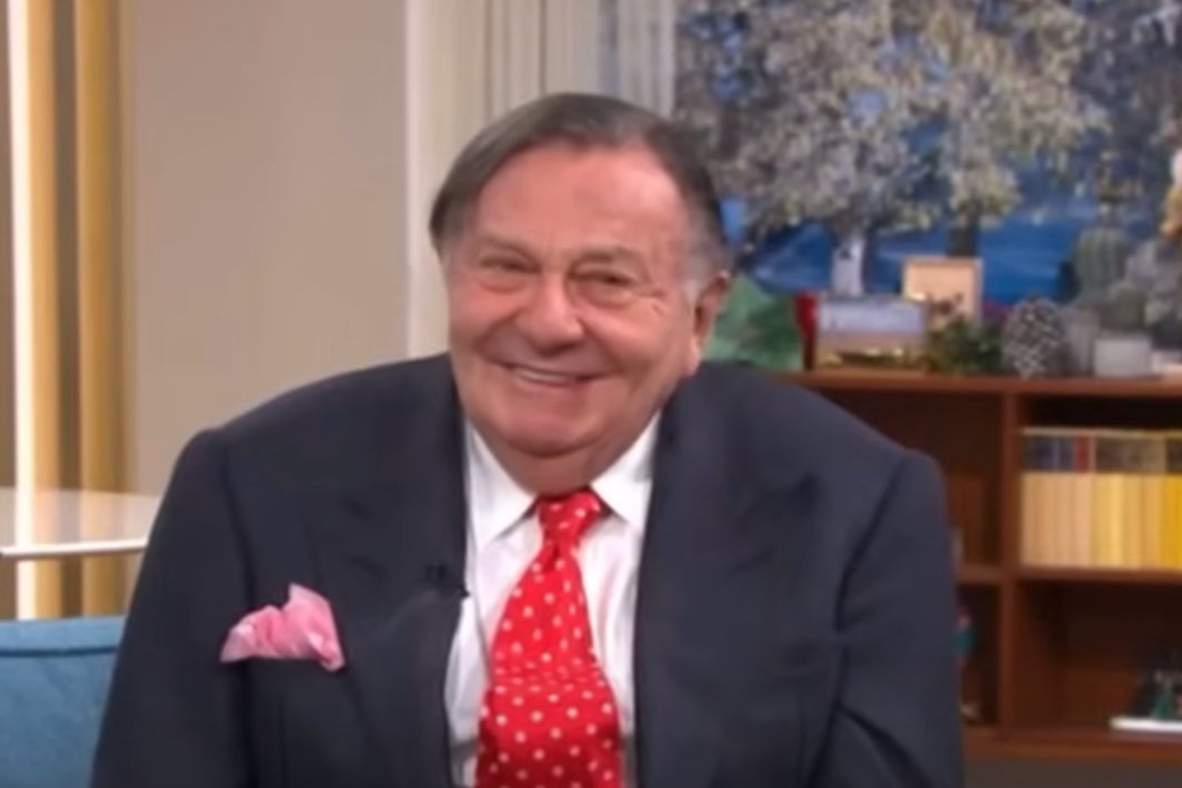 Barry Humphries appearing on ‘This Morning’ in 2021