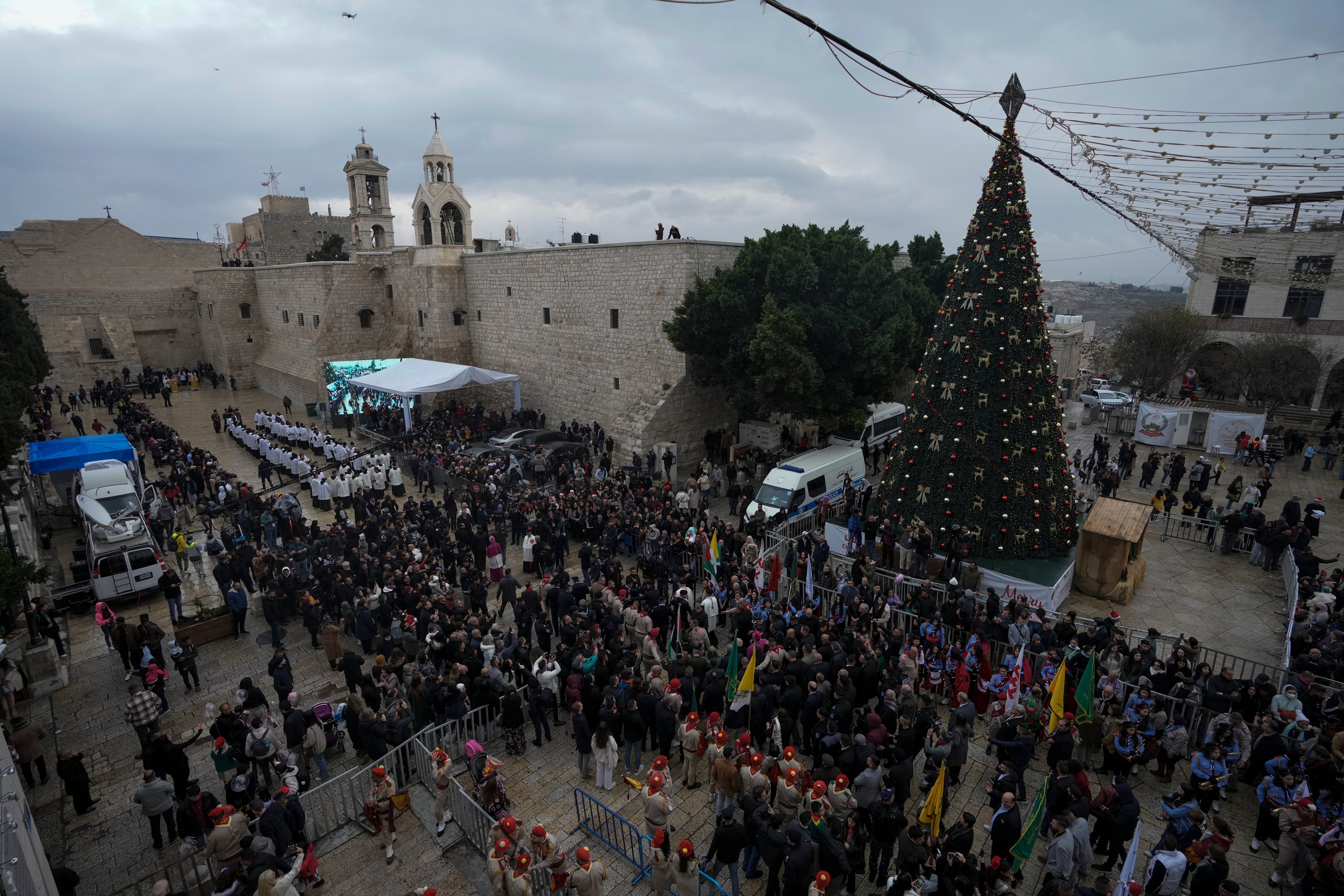 Palestinian Christians Somber Christmas