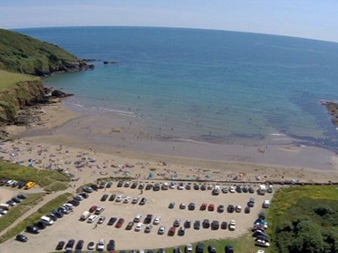 Porthluney Beach, also known as Carhays Beach, is a no-go area for swimmers after its water quality was rated poor. In 2022, it was rated sufficient.